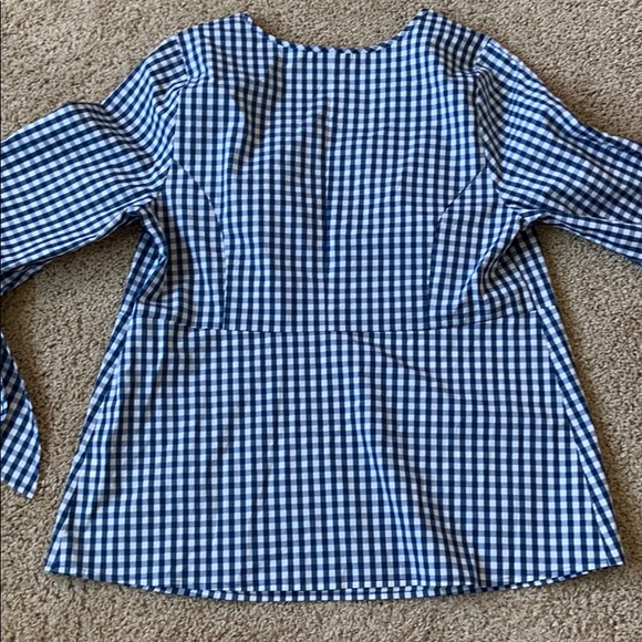 Universal Standard for J Crew gingham top - Picture 4 of 6